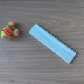 Bandeau de yoga uni bleu clair, bandeau de sport élastique et absorbant la transpiration. - Bleu clair