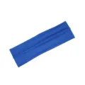 Blue yoga elastic headband for sports, fitness, running sweat absorption and daily wear. - Sapphire Blue