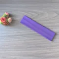 Bandeau de yoga violet unicolore, bandeau de sport elastique et extensible pour le fitness. - Violet foncé