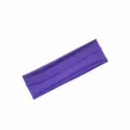 Purple elastic yoga sports headband, sweat-absorbing running fitness hair band item. - Deep purple