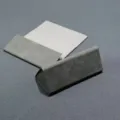 Portable foldable triangular glasses case in nubuck gray, perfect for daily myopia and sunglasses. - Gray