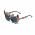 Kinderen anime robot zonnebril grijs montuur grijs lenzen cool cosplay zonbescherming - Grijs montuur met volledig grijze glazen CS2212