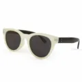 Modelli di occhiali da sole verdi polarizzati alla moda per donna e uomo super trendy - CYTR5067 Montatura verde trasparente, lenti grigie