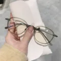 Retro blauwlichtfilter bril met klein montuur, elegante en stijlvolle bril voor voor elke dag. - +2.00 Dioptrie / Transparant Groen