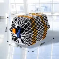 Pet carrier net cover thickened anti-escape protective mesh for aviation crate transport box - Size 1 Box (48x32x32cm) / Sunny Orange