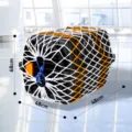 Pet transport crate protective net thickened heavy duty cage mesh cover 68x48cm for travel - Size 3 Box (68x48x48cm) / Sunny Orange