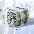 Pet transport crate protective net, thickened blue and white safety mesh cover for travel - Size 1 Box (48x32x32cm) / Kaluo Blue