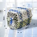 Pet carrier net cover anti-escape protective mesh heavy duty transport crate cover 36x58cm - Size 2 Box (58x36x36cm) / Kaluo Blue