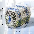Pet crate safety net mesh cover breathable anti-escape heavy duty pet carrier protector - Size 4 Box (81x58x58cm) / Kaluo Blue