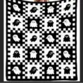 Halloween ghost flannel blanket soft black white checkerboard throw blanket for cozy room decor. - 2