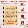 Detailed view of the soft couple love quote fleece blanket featuring film strip design. - Style 1 / 75x100cm