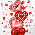 Cozy pink heart print flannel casual blanket, soft birthday gift for women and friends. - Pink Heart Style / 70X100cm