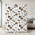 Halloween Plueschdecke mit Kuerbis Muster, weiche kuschelige Sofadecke fuer Wohnzimmer Bett. - 23 / 70x100