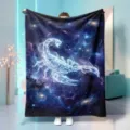 Constellation Flannel Blanket Scorpio Starry Sky Nap Blanket Soft Warm Home Decor - 70x100cm 230gsm / Scorpio (2)