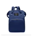 Waterproof multi-functional diaper backpack, large capacity travel mommy bag for parents. - Dark Blue