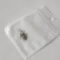 Silberne Metall-Biegeringe fuer DIY-Schmuckherstellung, kleine Oeffnungsringe in Beutel - D-26 Silber Kleine Offene Biegeringe / 20 Stück Set