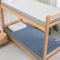 Student bunk bed mattress set 90x190cm soft dormitory mattress with dual comfort blue and white. - Student Milk Gray-Blue (6cm) / 80*190cm