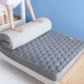 Comfortable student dorm knitted latex mattress, soft tatami mat for single bed use. - Stereo Dream Gray (6cm) / 80*190cm