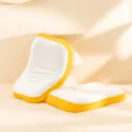 Confortable noyau d'oreiller à mémoire de forme pain de mie, version blanc et jaune. - 35*55 Paquet Unique / Jaune