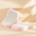 Oreiller ergonomique en mousse à mémoire Toast, cœur blanc et bord rose pour dormir. - 35*55 Paquet Unique / Rose