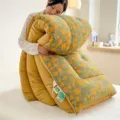 Thick winter comforter double-layer gauze quilt warm core bedroom bedding soft floral print - 150*200cm 1.5kg / Double Gauze Printed Quilt Tulip