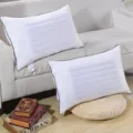 Comfortabele witte katoenen kussenkern voor hotel en thuis met zacht gewatteerd ontwerp. - 1 Stuk / Dual-use boekweitkussen met rand