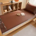 Ademende ijs-rattan koelmat voor eenpersoonsbed slaapzaal slaapkamer zomer bruine mat - Elegante rotan matten - Koffie / Eenpersoonsbedmat 90*195 cm