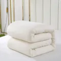 Thickened white cotton winter quilt, soft warm bedding mattress variant for dorm student bed - 1.5 Jin (60*120cm)