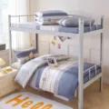 Pure cotton striped bedding set for student dorm and home, comfortable duvet cover and sheets. - All-Cotton 3-Piece Set Erdun Morning American Style / [Flat Sheet Style] 0.9m 3-Piece Set - Duvet Cover 155x205