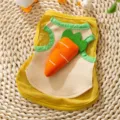 Cute carrot pet dog vest summer breathable mesh cat clothes for small dogs apparel variant - Carrot / M (Recommended Weight 2.5-3.5kg)
