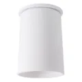 minimalist white upside down mouthwash cup magnetic wall mounted toothbrush holder home storage - White