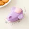 Mini portable plastic bag heat sealer, cute airplane design, home snack food saver. - Purple (Sealing Machine)