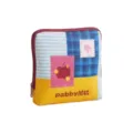 Colorful dopamine leather jewelry storage bag portable travel cosmetic organizer pouch - Multicolor Splicing