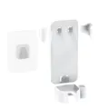 Supporto da parete per strumenti per capelli arricciacapelli organizer bagno bianco - Bianco