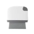 Window groove cleaning brush with durable sponge pad for household gaps and sill corners. - Dark Gray