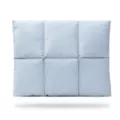 Custodia per laptop trapuntata azzurra 13-14 pollici, sottile pochette imbottita. - Azzurro