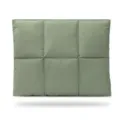 Custodia per laptop trapuntata 13-14 pollici, borsa protettiva morbida verde salvia. - Verde militare
