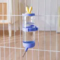 Distributeur d'eau suspendu pour animaux avec couvercle oreilles de lapin, anti-goutte chat. - Grand 950ml / Violet
