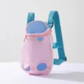 Breathable mesh pet carrier backpack for small dogs and cats, comfortable outdoor travel bag. - 2XL / Pink Blue Patchwork