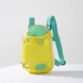 Breathable mesh pet carrier backpack for small dogs and cats, comfortable outdoor chest bag. - L / Yellow Green Patchwork