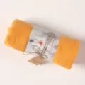 Cotton linen solid color long scarf women autumn winter casual shawl comfortable wrap style - Turmeric