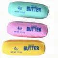 Colorful butter stick shape slow rebound squeeze toy for stress relief and fun play. - Butter Stick (02) / Flour Filling