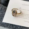 18# Bague - Or Café Clair - Marron