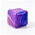 Blue and pink marble slow rebound squishy ice cube toy, stress relief toy variant! - 5cm / Blue Marble