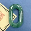 Grüner Aventurin Edelstein O-Ring Anhänger DIY Halskette Schmuck Zubehör Artikel - Grüner Aventurin