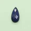 Gecrafte Druppel Donkerblauwe Natuursteen Hanger Voor DIY Ketting Sieraden Maak - 13x25mm,3g / Lapis lazuli