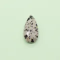 Natuurlijke steen druppel gefacetteerde hanger DIY ketting sieraden accessoire. - 13x25mm,3g / Dalmatijnse jaspis