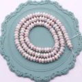 Bunte perlmuttfarbene Abakus Perlen Strang halbfarbige DIY Schmuck Zubehör Accessoires. - 3x5mm, 16g / Nr. 3