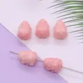 Roze hars gesneden losse kralen DIY sieraden accessoires schattig dierenontwerp - Pixiu Stijl (043) / 5 Stuks/Verpakking (11x14mm)