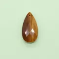 Gefaseerde natuurlijke tijgeroog druppel edelsteen hanger DIY sieraden accessoire. - 13x25mm,3g / Tijgeroog